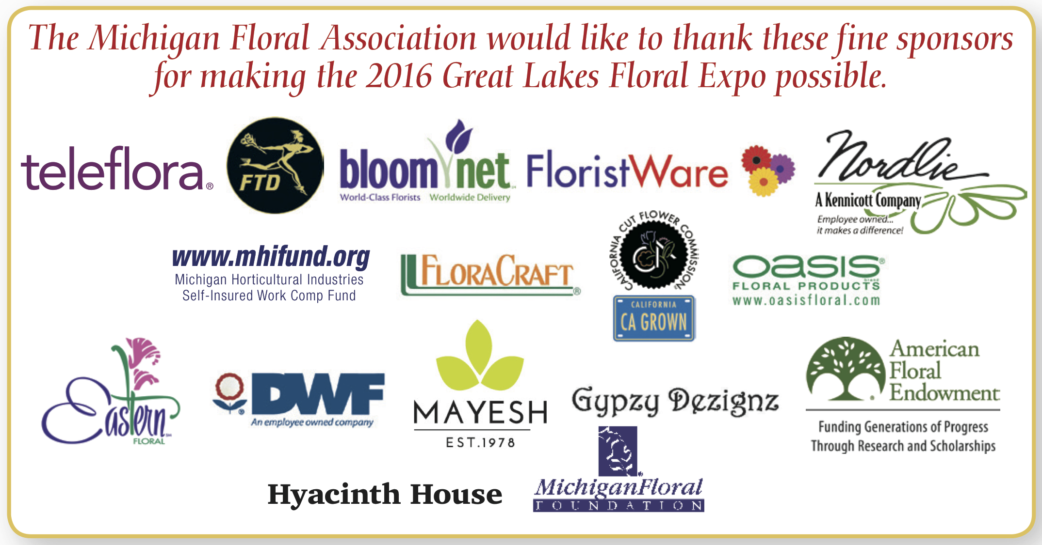 Thank you to our Expo Sponsors